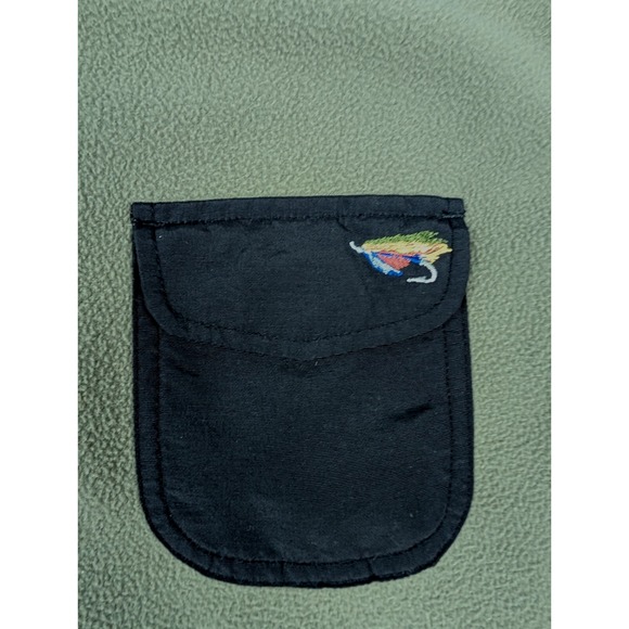 Redington‎ Full Zip Fleece Vest Size Men's XXL Green Pockets Fly Fishing Hunting - Picture 2 of 12